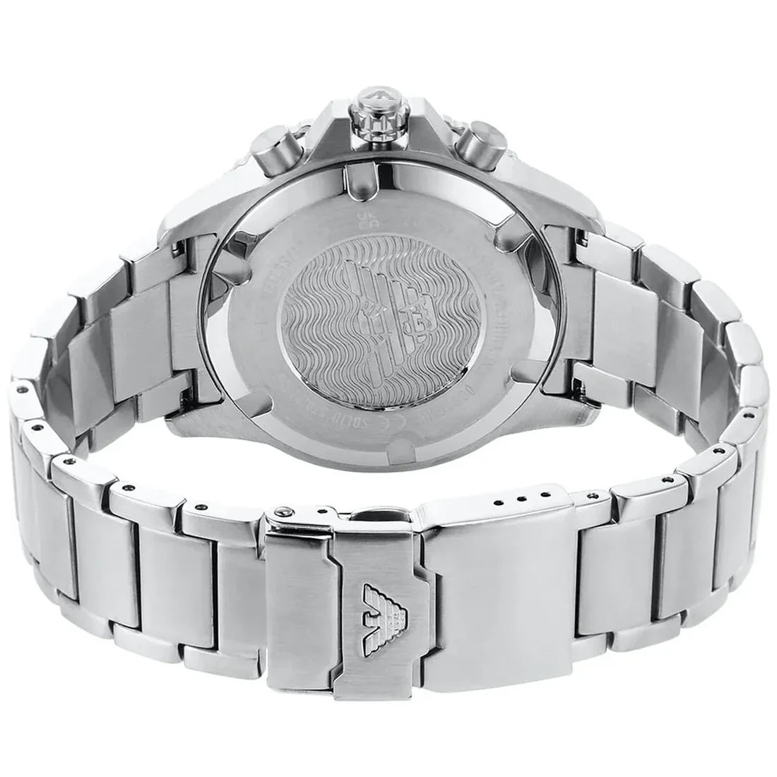 Men's Emporio Armani Diver Chronograph Silver Watch AR11360