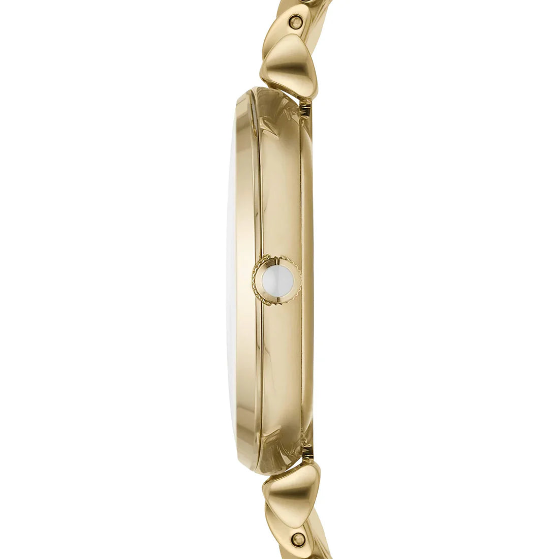 Ladies Emporio Armani Gold Mother of Pearl Stainless Steel Watch AR1907