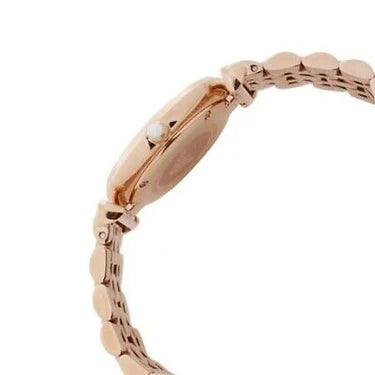 Ladies Emporio Armani Mother of Pearl Dial Rose Gold Stainless Steel Watch AR1909