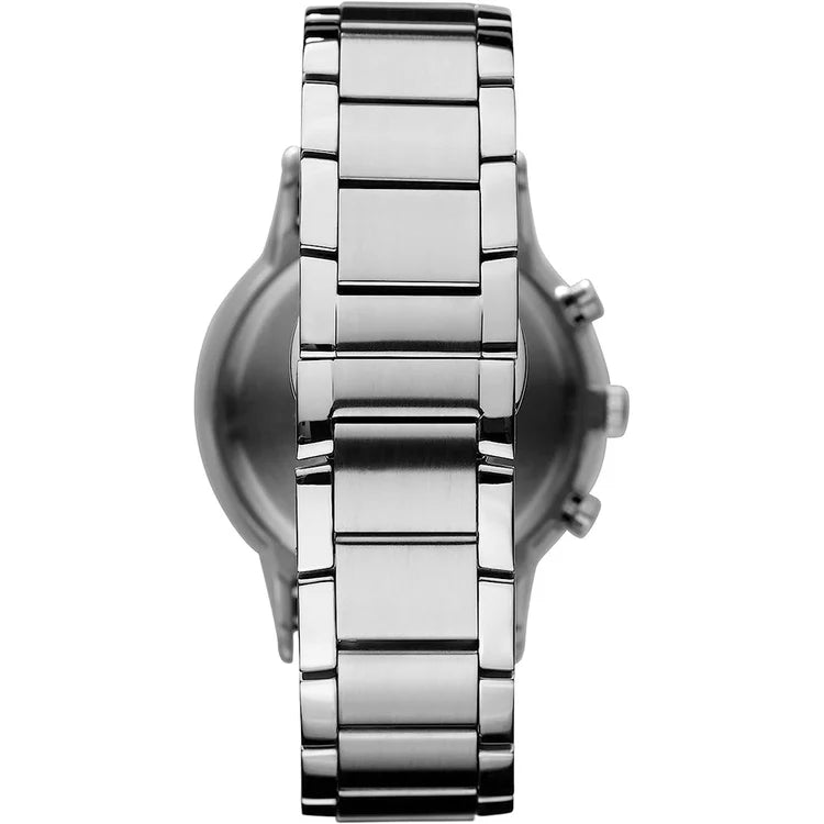 Men's Emporio Armani Classic Silver Stainless Chronograph Watch AR2434