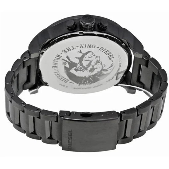 Men's Diesel Mr Daddy 2.0 Gunmetal Grey Stainless Steel Chronograph Watch DZ7331