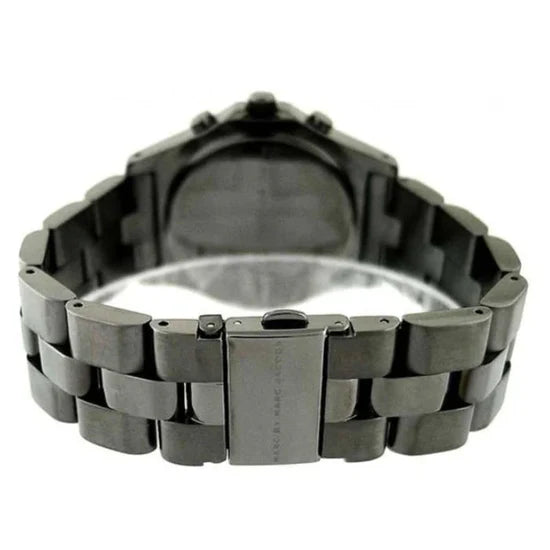 Ladies Marc Jacobs Blade All Black Chronograph Stainless Steel Watch MBM3103