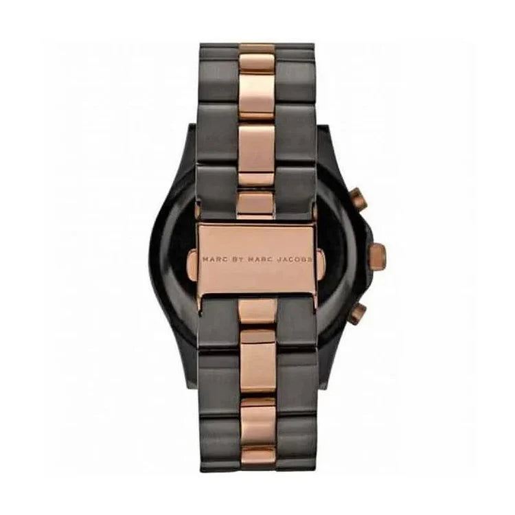 Ladies Marc Jacobs Blade Black Stainless Steel Chronograph Ladies Watch MBM3180
