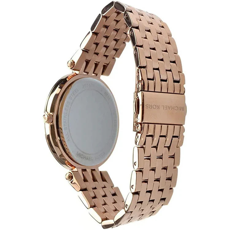 Ladies Michael Kors Darci Rose Gold Stainless Steel Watch MK3192