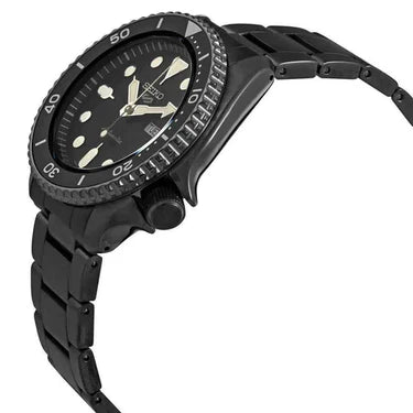 Men's Seiko 5 Sports Black Stainless Steel Automatic Watch SRPD65K1