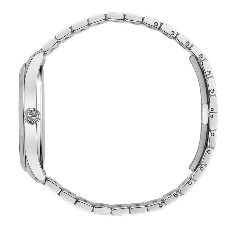 Men's G-Timeless Gucci Two Tone Yellow Gold and Silver Stainless Steel Be Dial Watch YA1264131