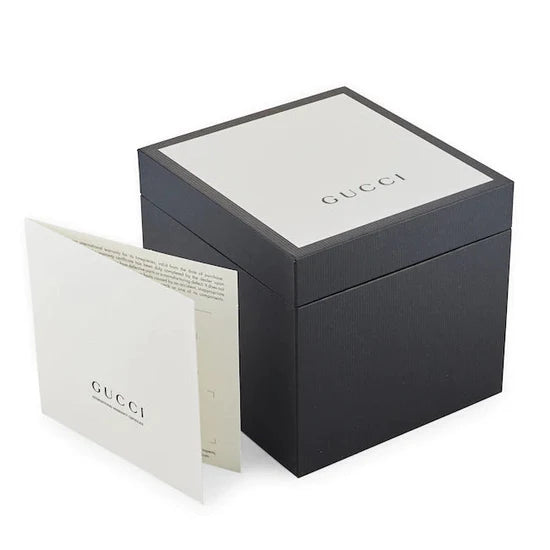 Ladies Gucci Mother Of Pearl Leather Strap Watch YA141404