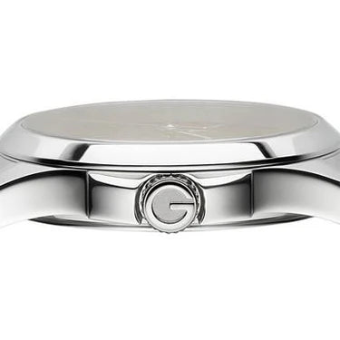 Ladies Gucci G-Timeless Brown Dial Stainless Steel Watch YA126526
