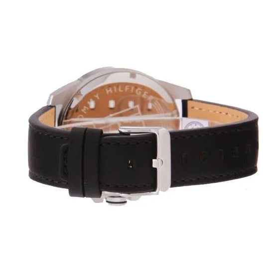 Men's Tommy Hilfiger Black Leather Strap Chronograph Watch 1791563