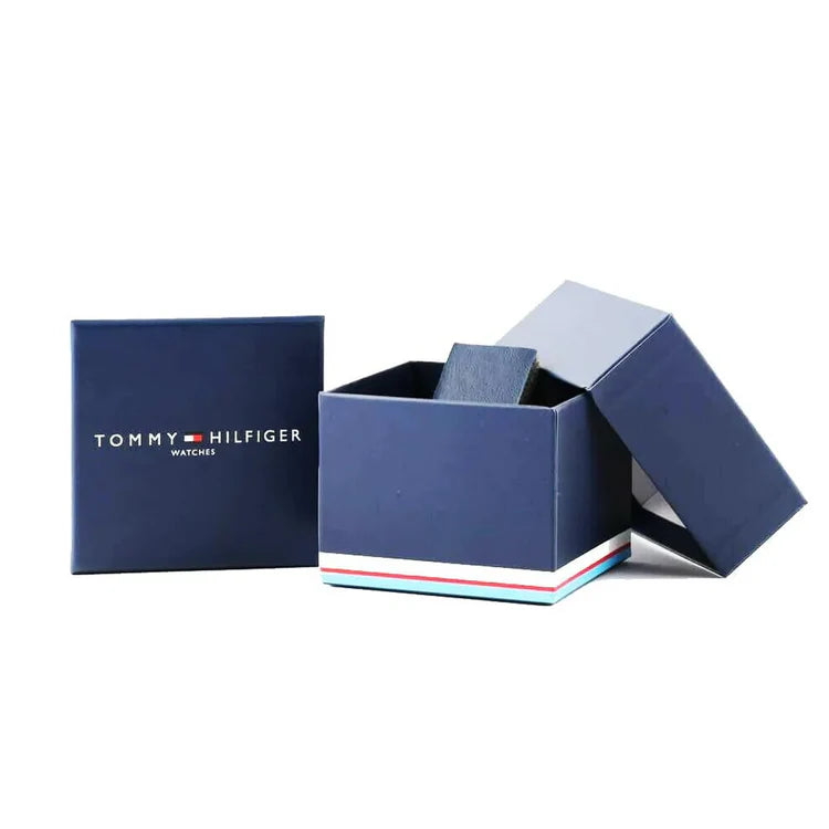 Men's Tommy Hilfiger Black Silicone Strap Chronograph Watch 1791352