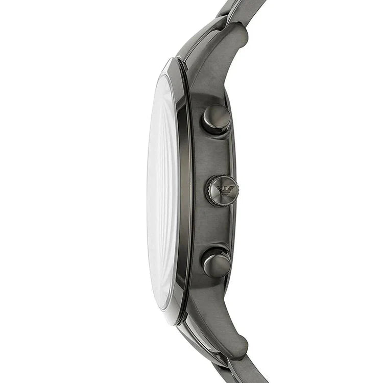 Men's Emporio Armani Grey Stainless Steel Chronograph Watch AR11215