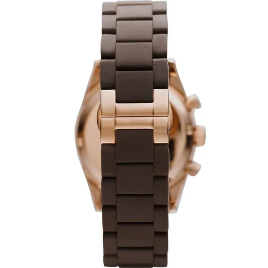 Men's Emporio Armani Brown Silicone Chronograph Watch AR5890
