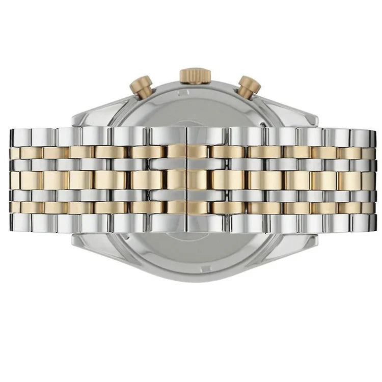 Men's Emporio Armani Blue Dial Two Tone Stainless Steel Watch AR6088