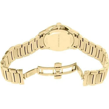 Men's Burberry The Classic Gold PVD Plated Stainless Steel Chronograph Watch BUI10006