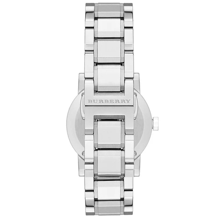 Ladies Burberry City Diamond Silver Stainless Steel Watch BU9220