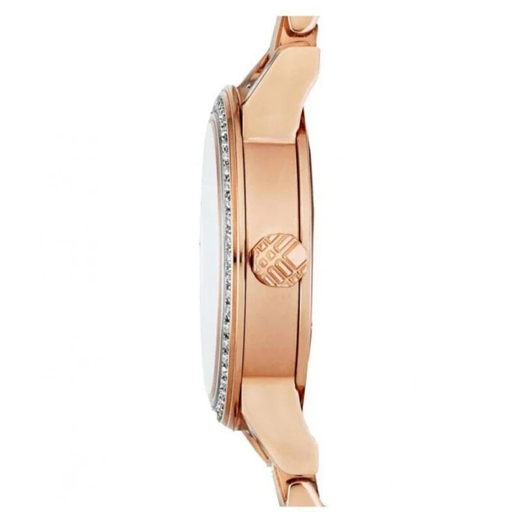 Ladies Burberry The City Diamond Rose Gold Stainless Steel Watch BU9225