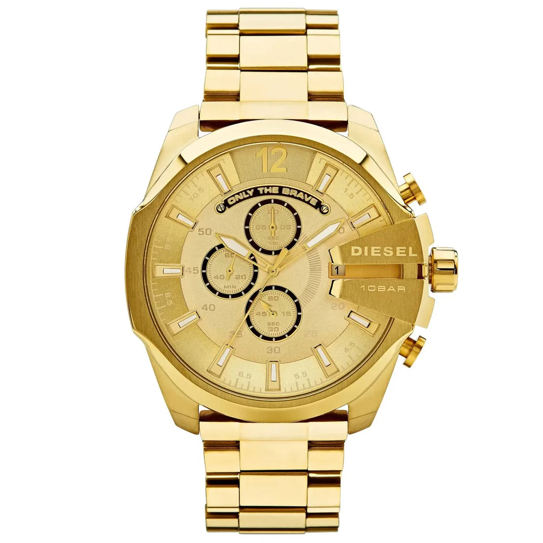 Men's Diesel Mega Chief Gold Chronograph Watch DZ4360