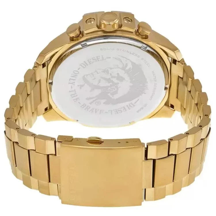 Men's Diesel Mega Chief Gold Chronograph Watch DZ4360