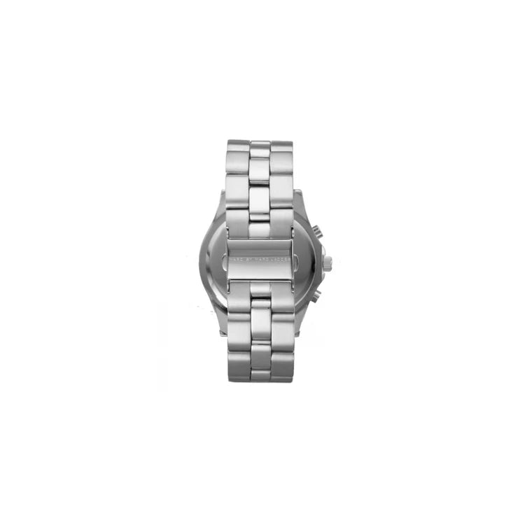 Ladies Marc Jacobs Blade White Chronograph Silver Stainless Steel Watch MBM3100