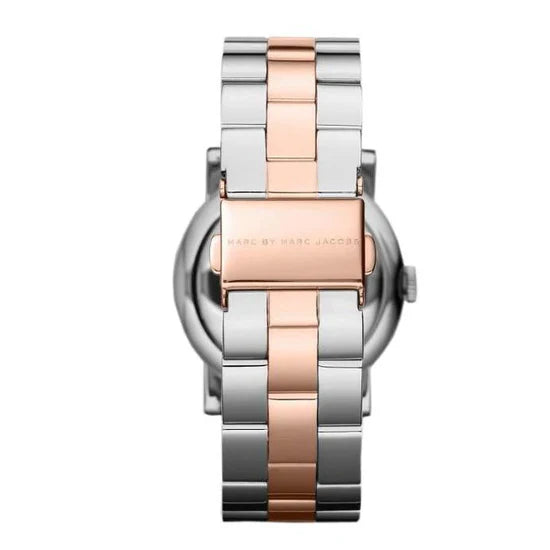 Ladies Marc Jacobs Watch AMY Two Tone Rose Gold Stainless Steel Watch MBM3194
