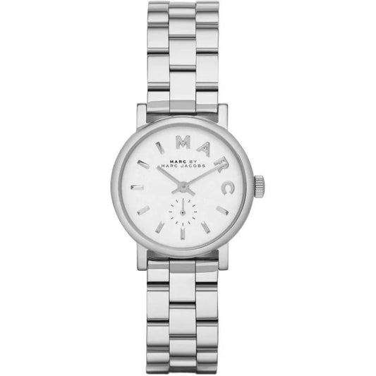 Ladies Marc Jacobs Mini Baker Silver Stainless Steel Watch MBM3246