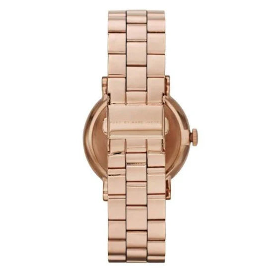 Ladies Marc Jacobs Baker Rose Gold Stainless Chronograph Watch MBM3330