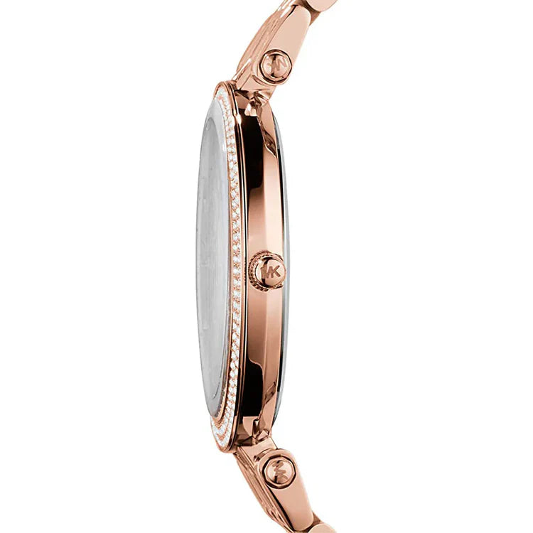 Ladies Michael Kors Darci Rose Gold Stainless Steel Watch MK3192