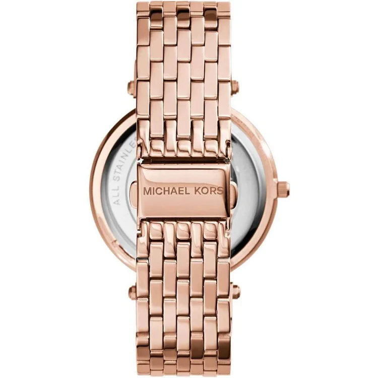 Ladies Michael Kors Darci Rose Gold Stainless Steel Watch MK3192