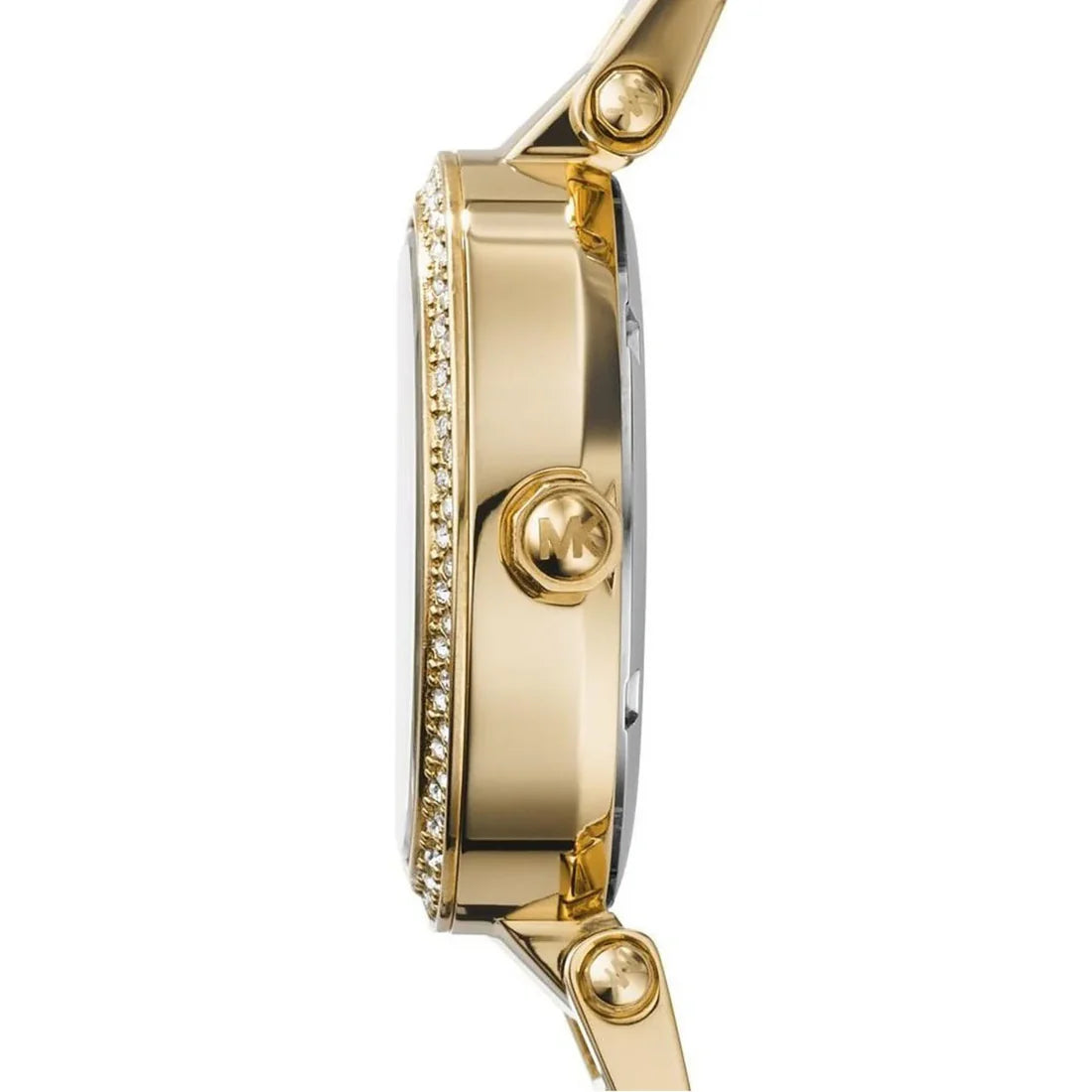 Ladies Michael Kors Mini Parker Gold Chronograph Watch MK6056