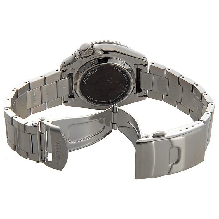 Men's Seiko 5 Sports SKX Skeleton Style Blue Dial Automatic Watch SRPJ45K1