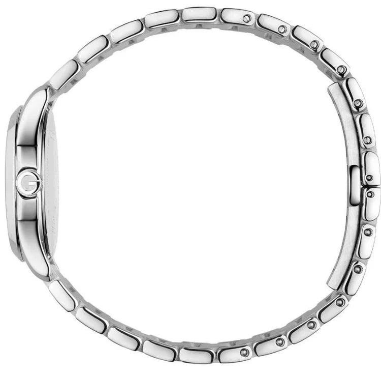 Ladies G-Timeless Gucci Mother Of Pearl Dial Silver Stainless Steel Strap Watch YA126542
